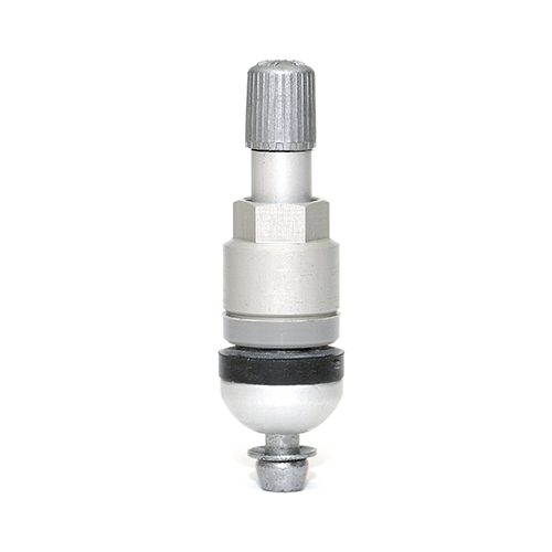 TPMS ventil pro Clamp-In senzor tlaku ALLIGATOR (590906) hliníkový elox šedý