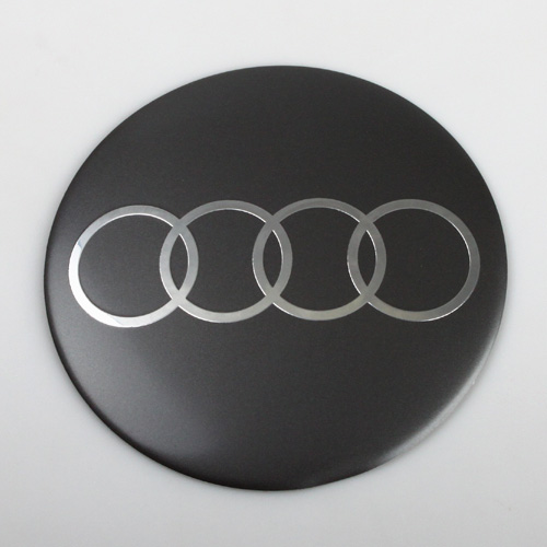 Logo (emblem) průměr 105mm Audi, šedé