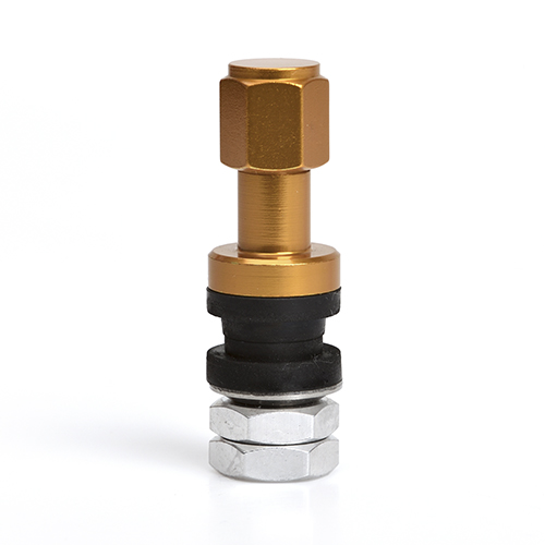 Kovový ventil průměr 11,5mm (JRAV2-GD) zlatý, hliníkový, délka 42mm, sada 4ks